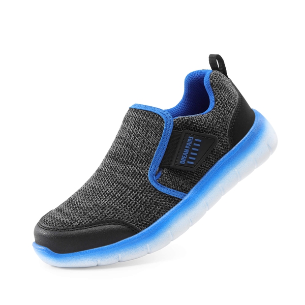 EZ Ons MightyMovers Kids Scuff Resistant Toe Comfortable Running Shoes