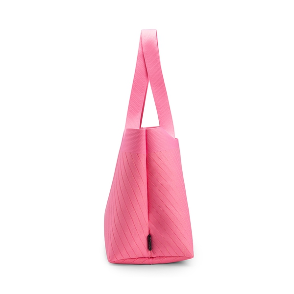 Sustainable Knitted Tote Bag - PINK - 2