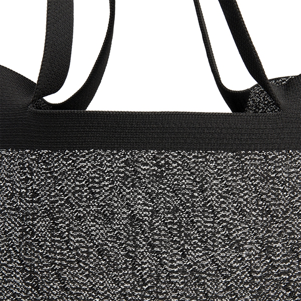 Sustainable Knitted Tote Bag - GREY - 5