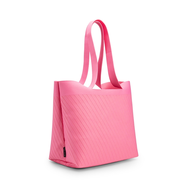 Sustainable Knitted Tote Bag - PINK - 1