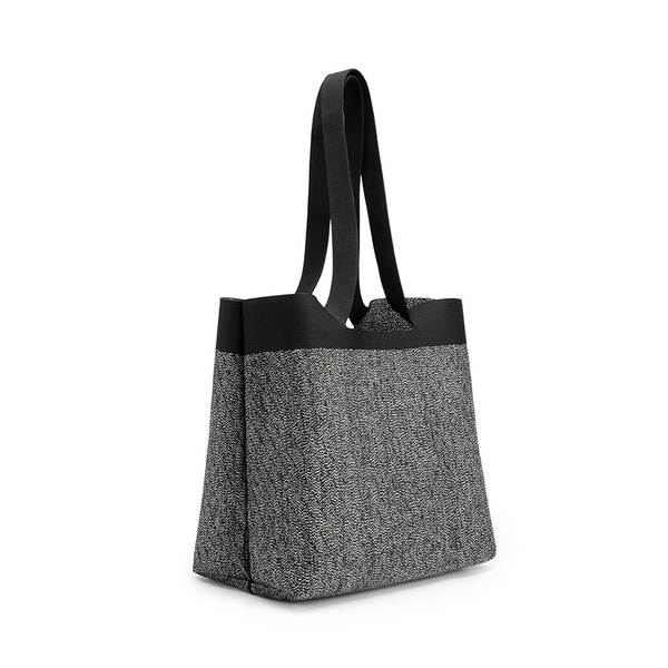 Sustainable Knitted Tote Bag - GREY - 1