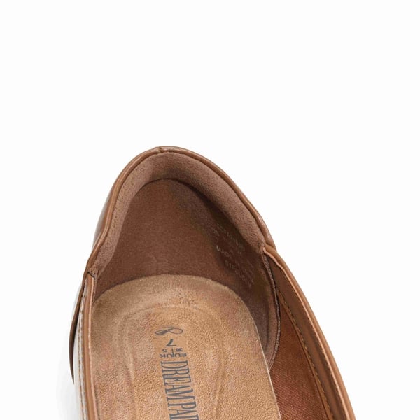 Comfortable Arch Support Dressy Flats - BROWN - 6