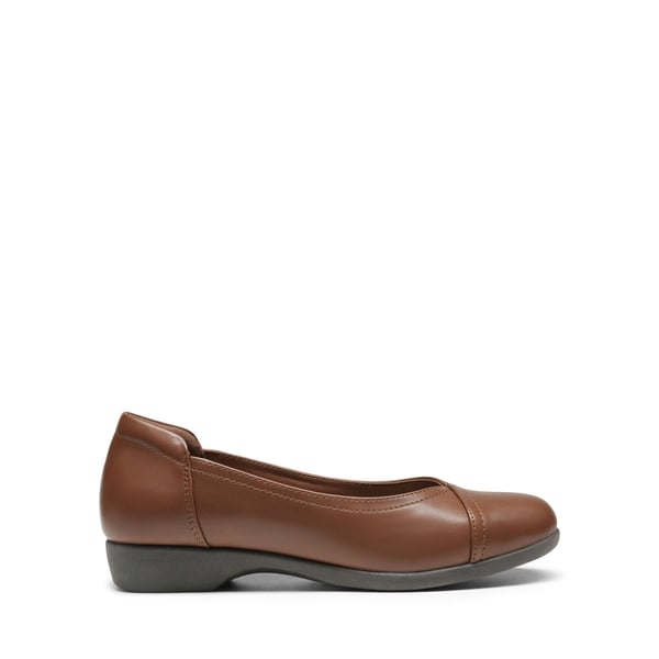 Comfortable Arch Support Dressy Flats - BROWN - 4