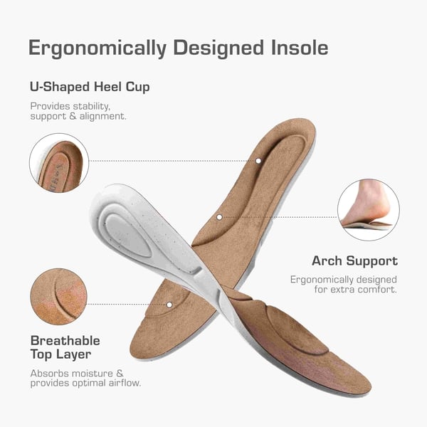 Comfortable Arch Support Dressy Flats - BROWN - 7