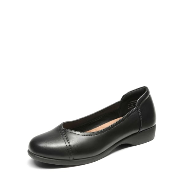 Comfortable Arch Support Dressy Flats - BLACK -  0