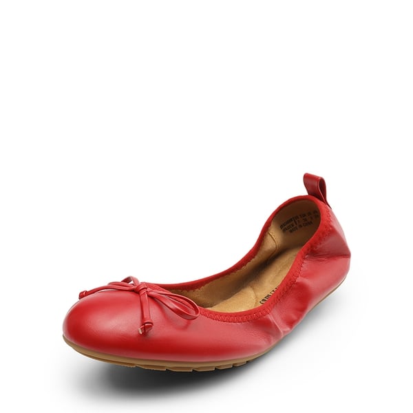 Foldable Bowknot Lightweight Ballet Flats - RED -  0