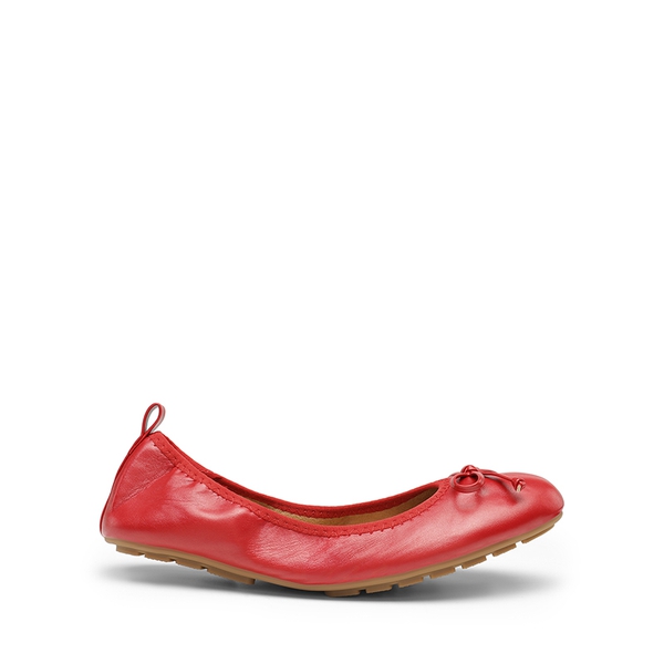 Foldable Bowknot Lightweight Ballet Flats - RED - 4
