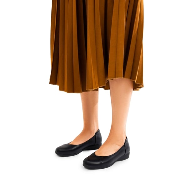 Comfortable Arch Support Dressy Flats - BLACK - 1