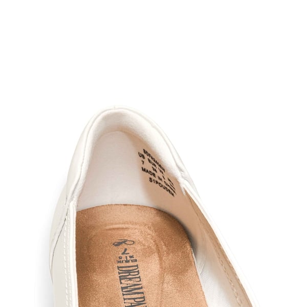 Comfortable Arch Support Dressy Flats - WHITE - 6