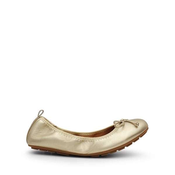 Foldable Bowknot Lightweight Ballet Flats - GOLD - 4