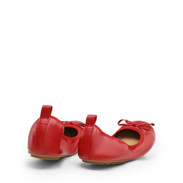 Foldable Bowknot Lightweight Ballet Flats - RED - 6