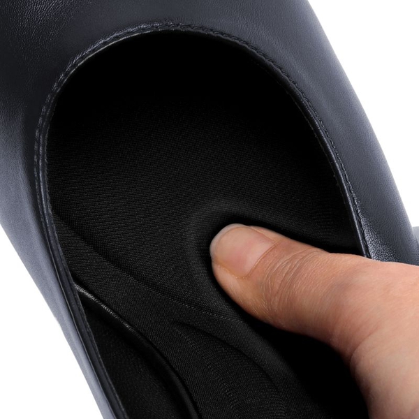 Low Kitten Heel Mary Jane Pumps - NAVY - 5