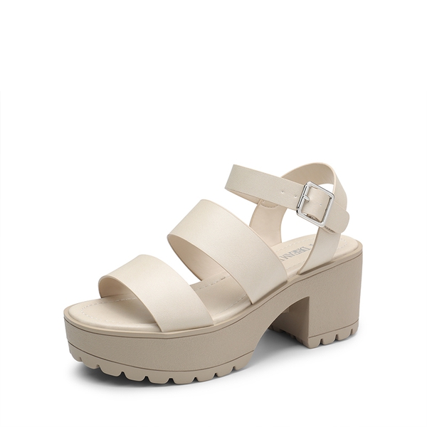 Platform Chunky Fisherman Sandals - BEIGE -  0
