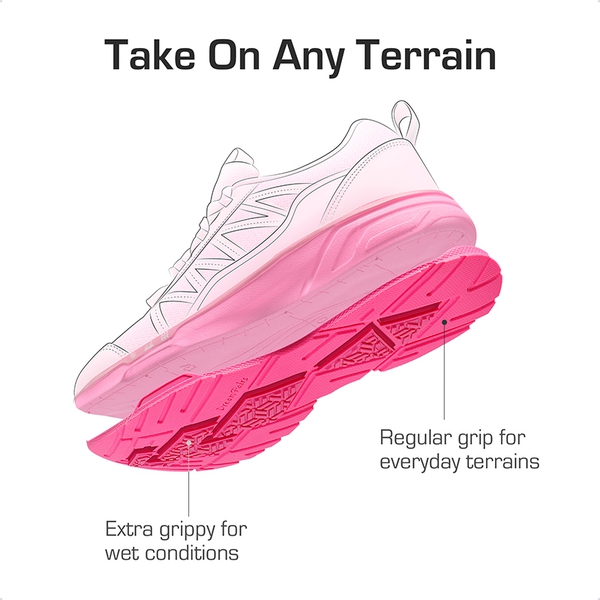 [DuraPlay Energy Exploders] Boys' & Girls' Lightweight Running Shoes - HOT PINK - 1