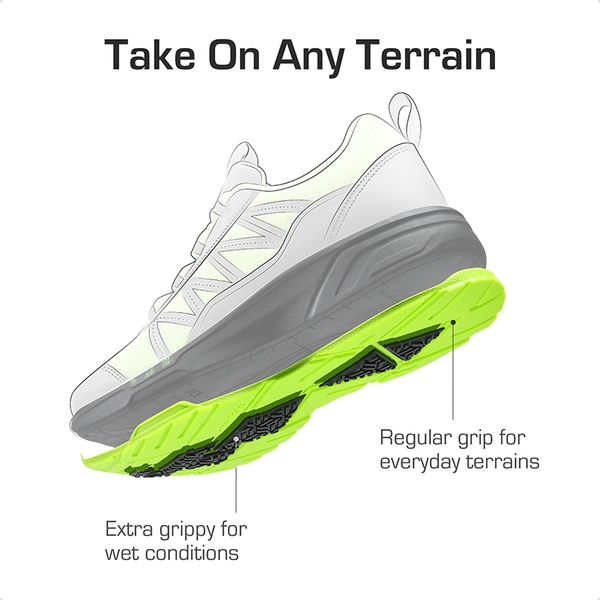 [DuraPlay Energy Exploders] Boys' & Girls' Lightweight Running Shoes - NEON GREEN/BLACK - 1