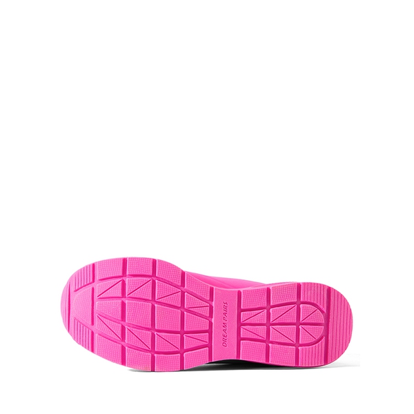 MAX Lace Up Air Cushion Platform Fashion Sneakers - HOT PINK - 3