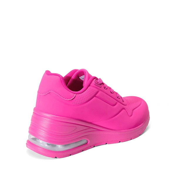 MAX Lace Up Air Cushion Platform Fashion Sneakers - HOT PINK - 2