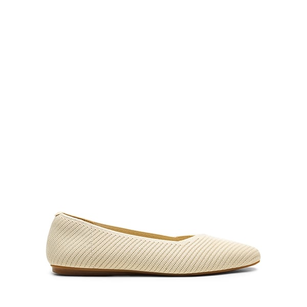 Almond Toe Arch Support Flats - APRICOT - 3