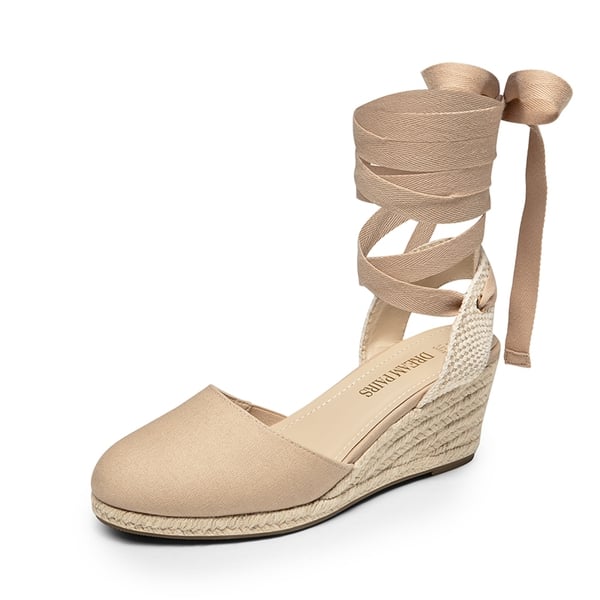 Lace up espadrilles sandals hotsell