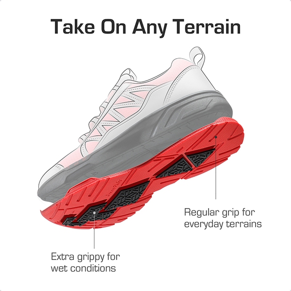 [DuraPlay Energy Exploders] Boys' & Girls' Lightweight Running Shoes - RED/BLACK - 1