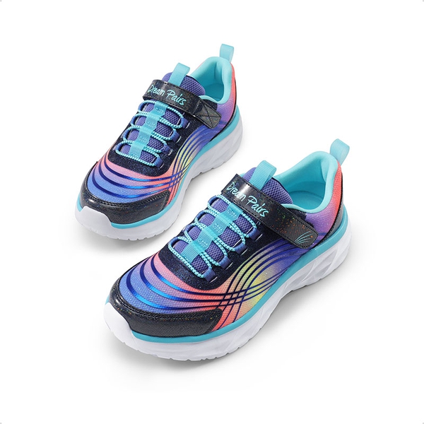 [Sparkle ColorBurst] Holographic Detail Running Shoes - PURPLE/RAINBOW - 3