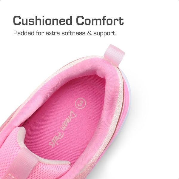 [Sparkle ColorBurst] Holographic Detail Running Shoes - PINK - 4