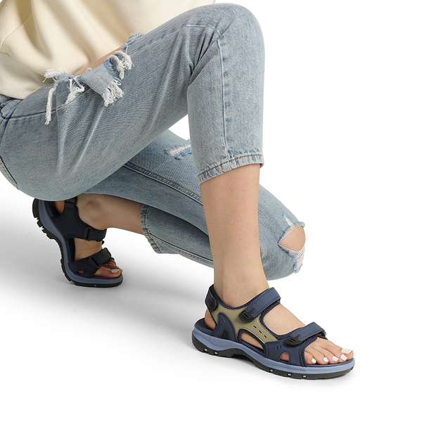 Outdoor  Lightweight Athletic Sandals - NAVY - 6