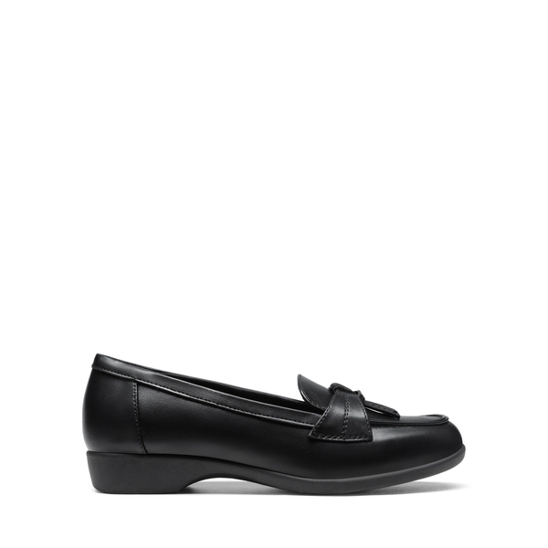 Arch Support Tassel Loafers - BLACK - 3