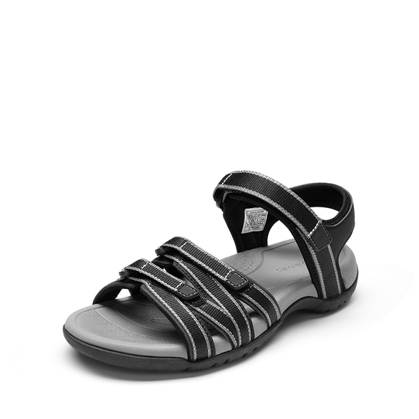 Quick Drying Water Hiking Sandals - BLACK -  0