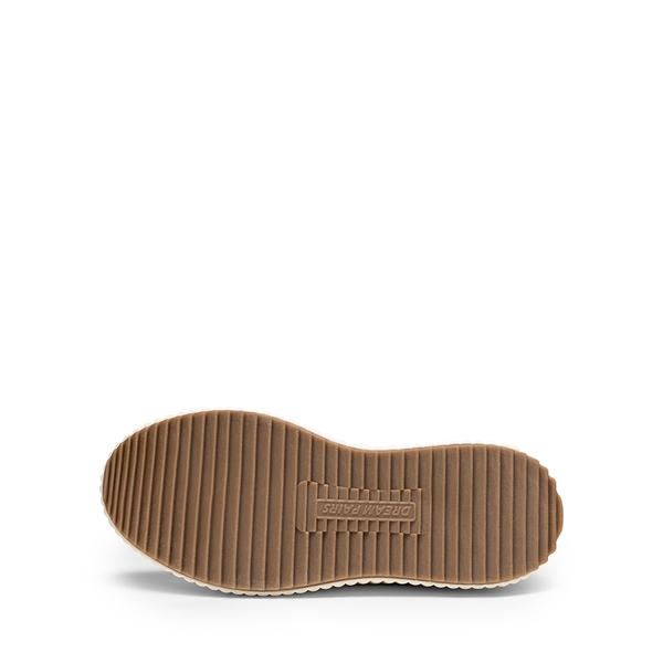 [Arch] Tweed-Effect Platform Fashion Sneakers - GOLD - 6