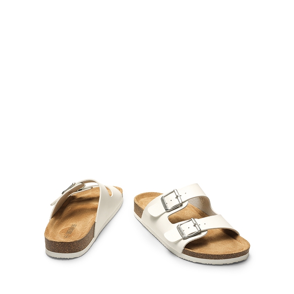 Lightweight Cushioned Slide Sandals - WHITE - 2