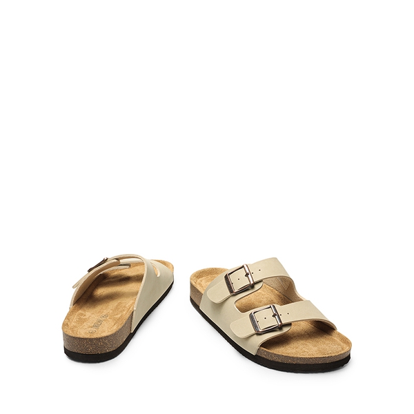 Lightweight Cushioned Slide Sandals - NUDE - 2