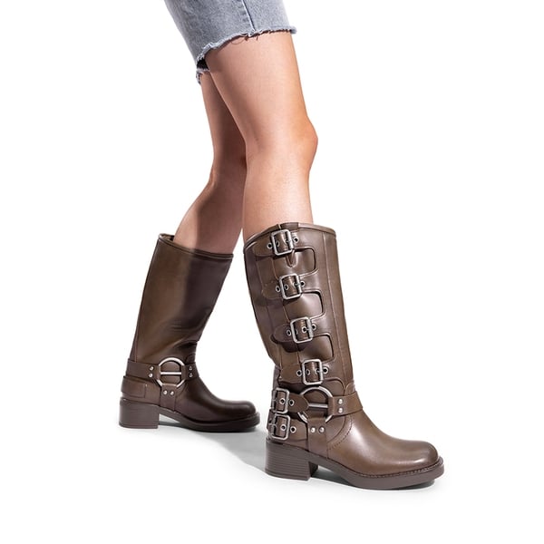 Women s Square Toe Motorcycle Boots Dream Pairs