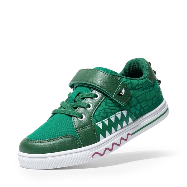 Boys' Lightweight Dinosaur Sneakers - GREEN -  0