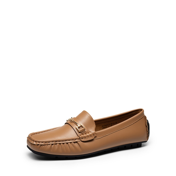 Flexible Casual Penny Loafers - TAN -  0