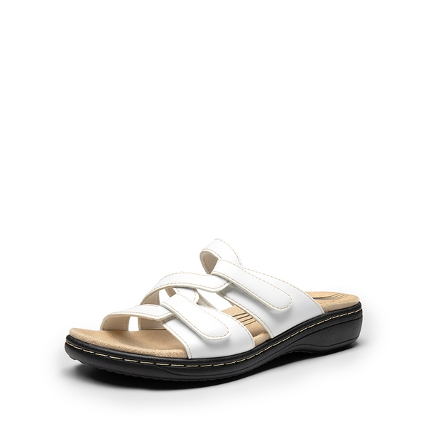 Arch Support Casual Slide Sandals - WHITE -  0
