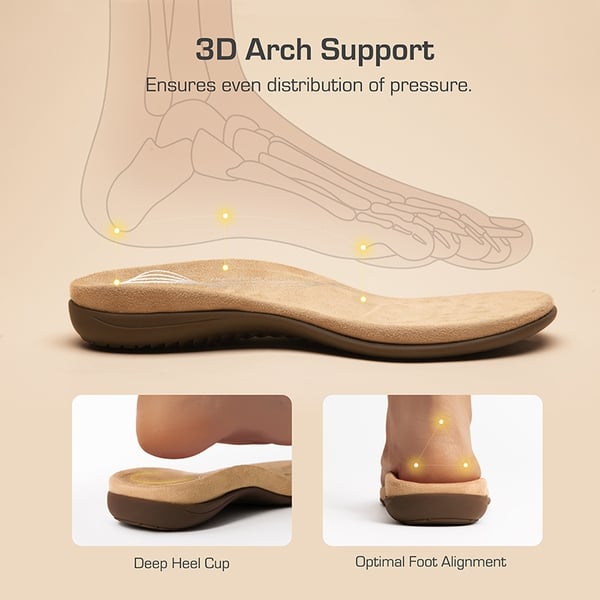 Arch Support Casual Slide Sandals - NUDE - 7