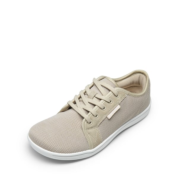 RY Lightweight Wide Toe Box Walking Sneakers - BEIGE -  0