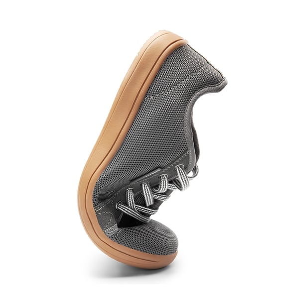 RY Lightweight Wide Toe Box Walking Sneakers - GREY BROWN - 4