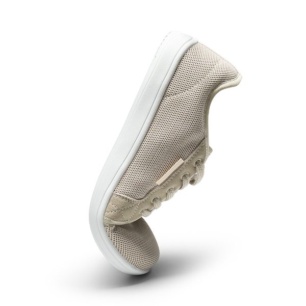 RY Lightweight Wide Toe Box Walking Sneakers - BEIGE - 4