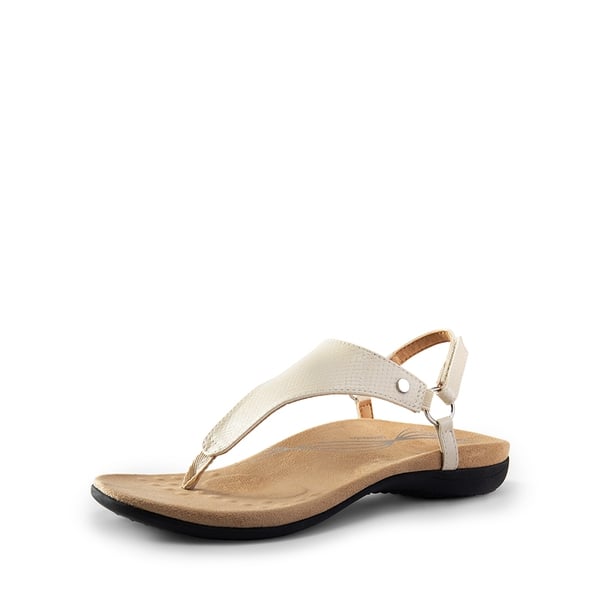 Arch Support Flat Thong Sandals - NUDE -  0