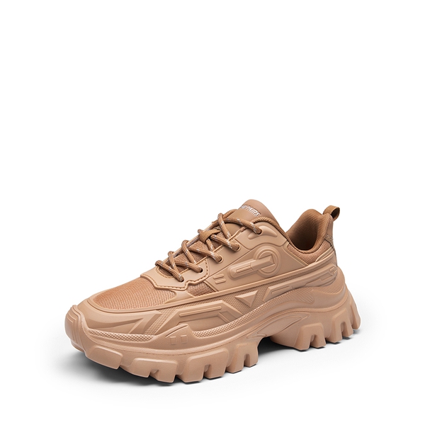 [Bold] Platform Lightweight Fashion Sneakers - TAN -  0
