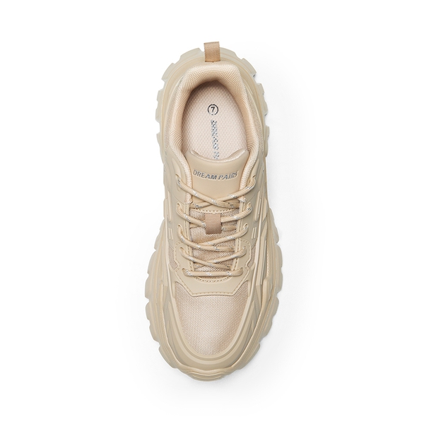 [Bold] Platform Lightweight Fashion Sneakers - APRICOT - 6