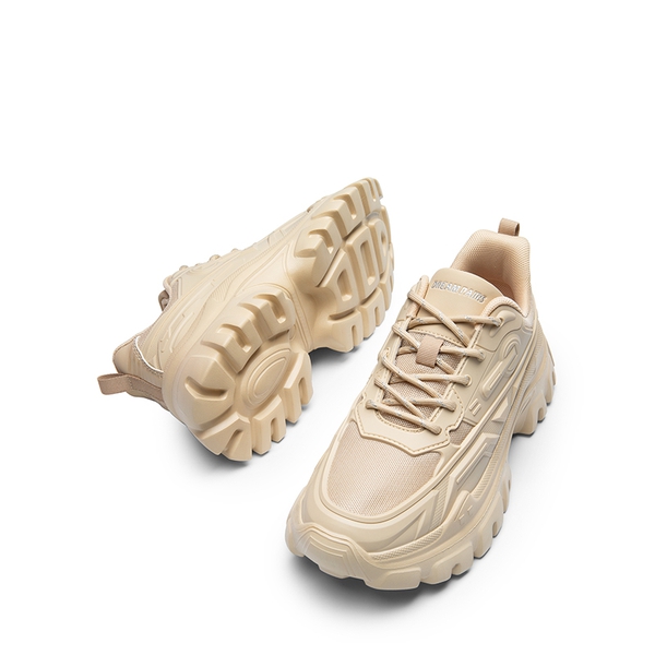 [Bold] Platform Lightweight Fashion Sneakers - APRICOT - 7