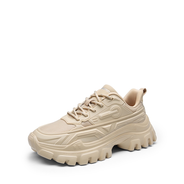 [Bold] Platform Lightweight Fashion Sneakers - APRICOT -  0