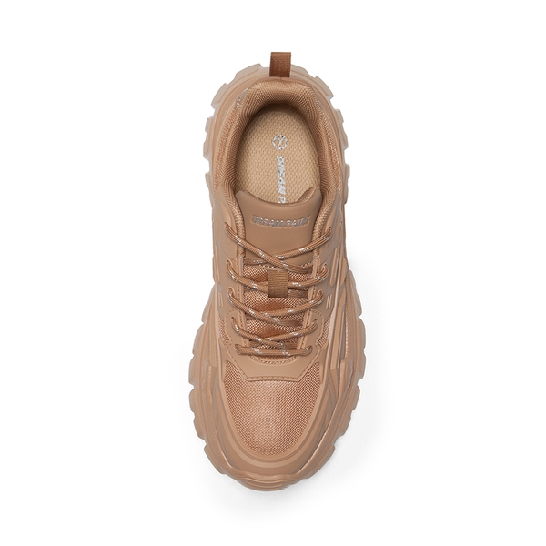 [Bold] Platform Lightweight Fashion Sneakers - TAN - 6