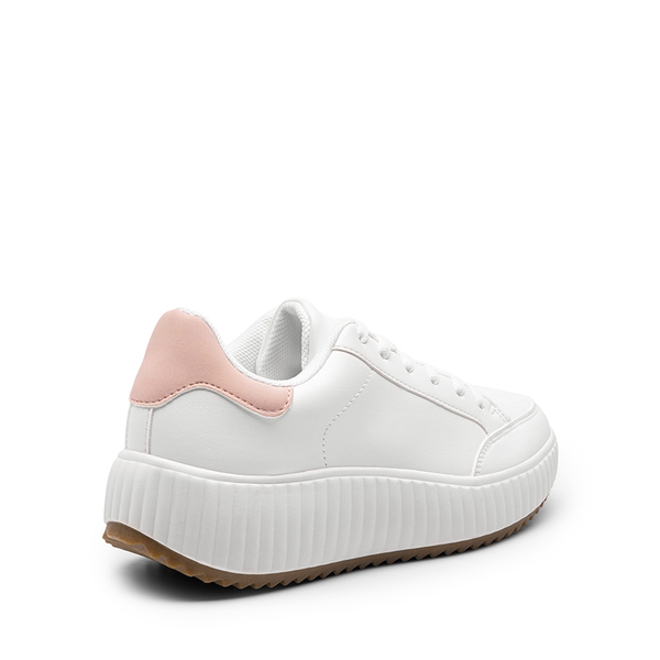 White and pink platform sneakers sales