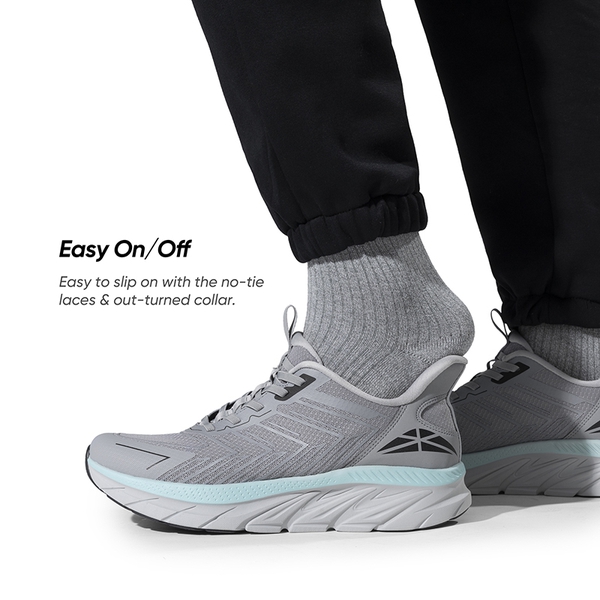 [ALLSWIFIT 2.0] Men's Comfortable Non-Slip Workout Sneakers - GREY - 2