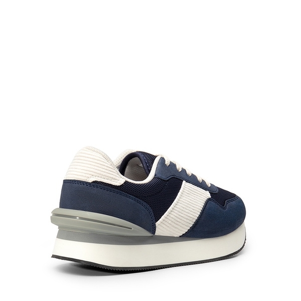 [Ray] Spliced Design Platform Fashion Sneakers - BLUE - 5