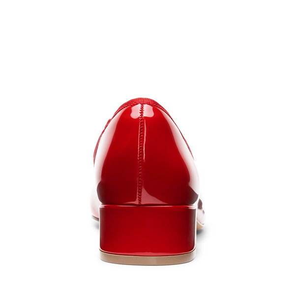 Bow Ballet Pumps - RED-PAT - 4